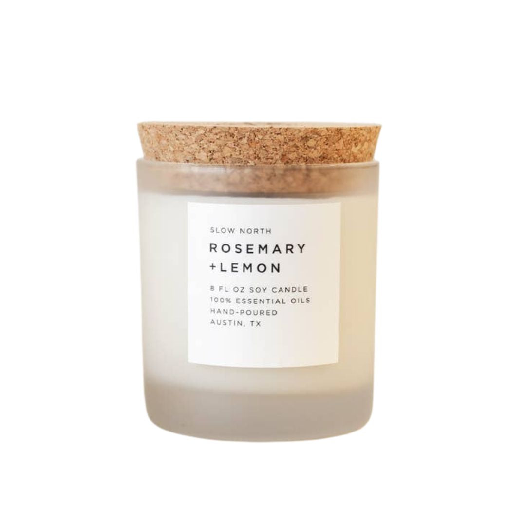 Slow North Frosted Candle