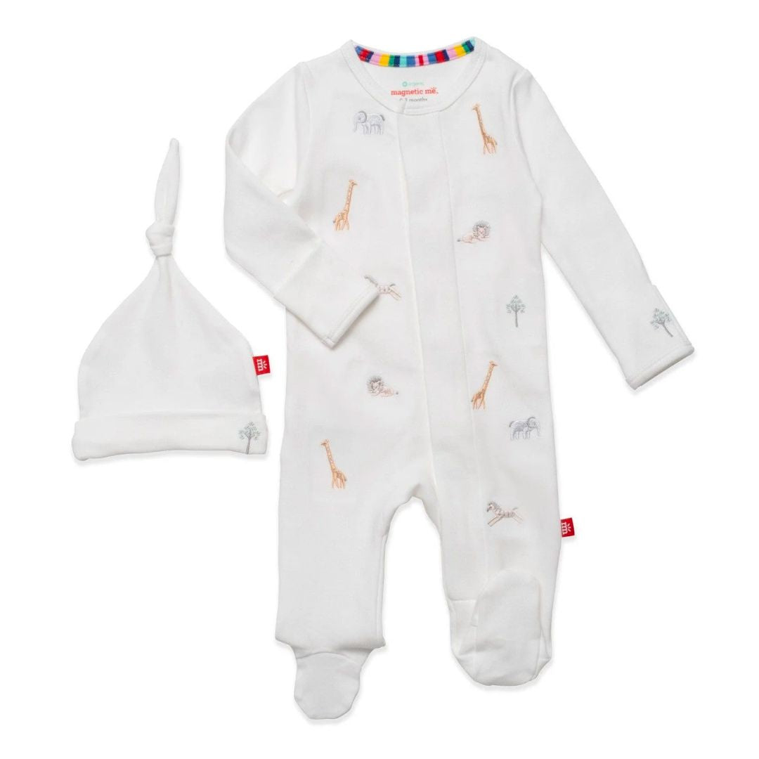Magnetic Me Organic Cotton Footie