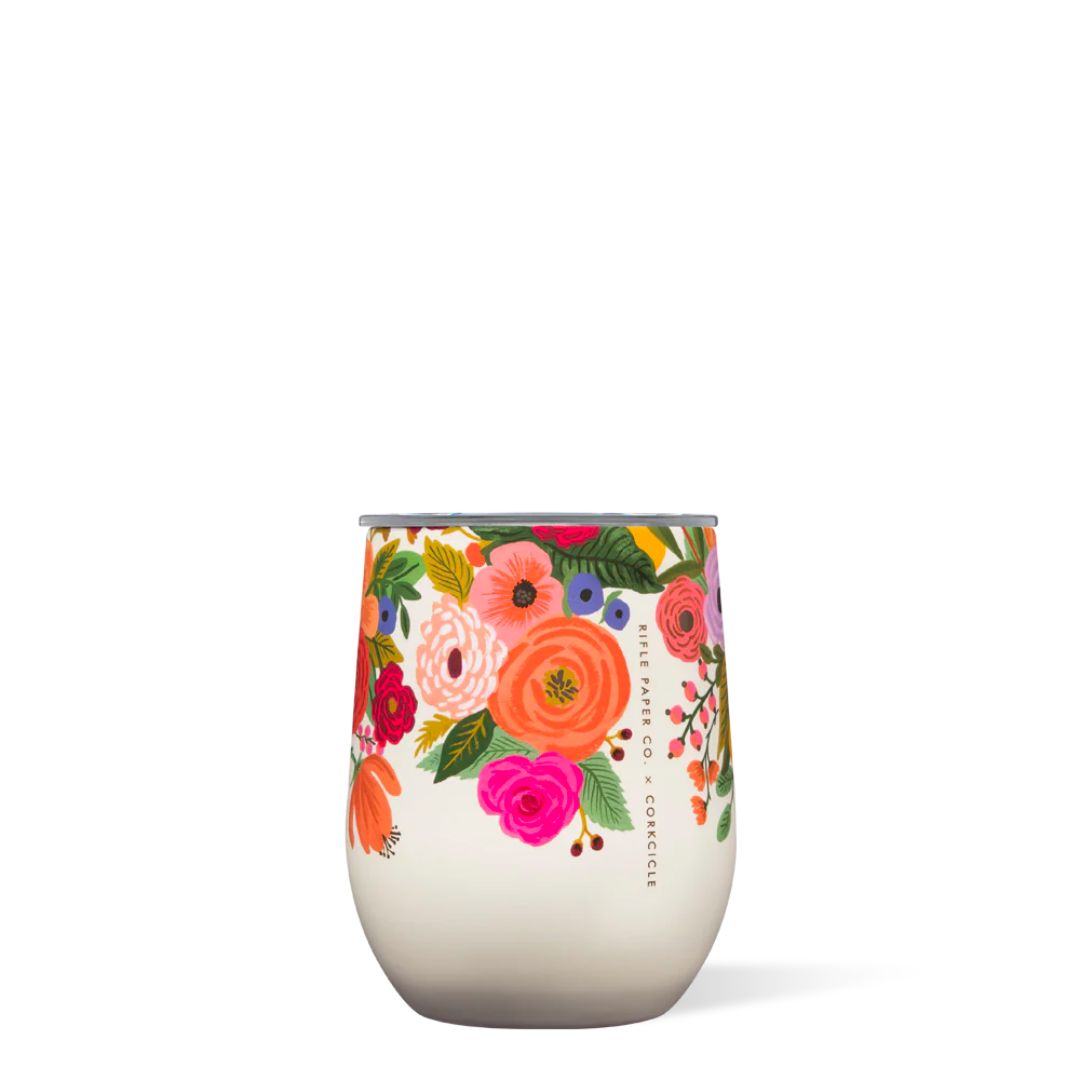 Corkcicle X Rifle Paper 12oz. Stemless