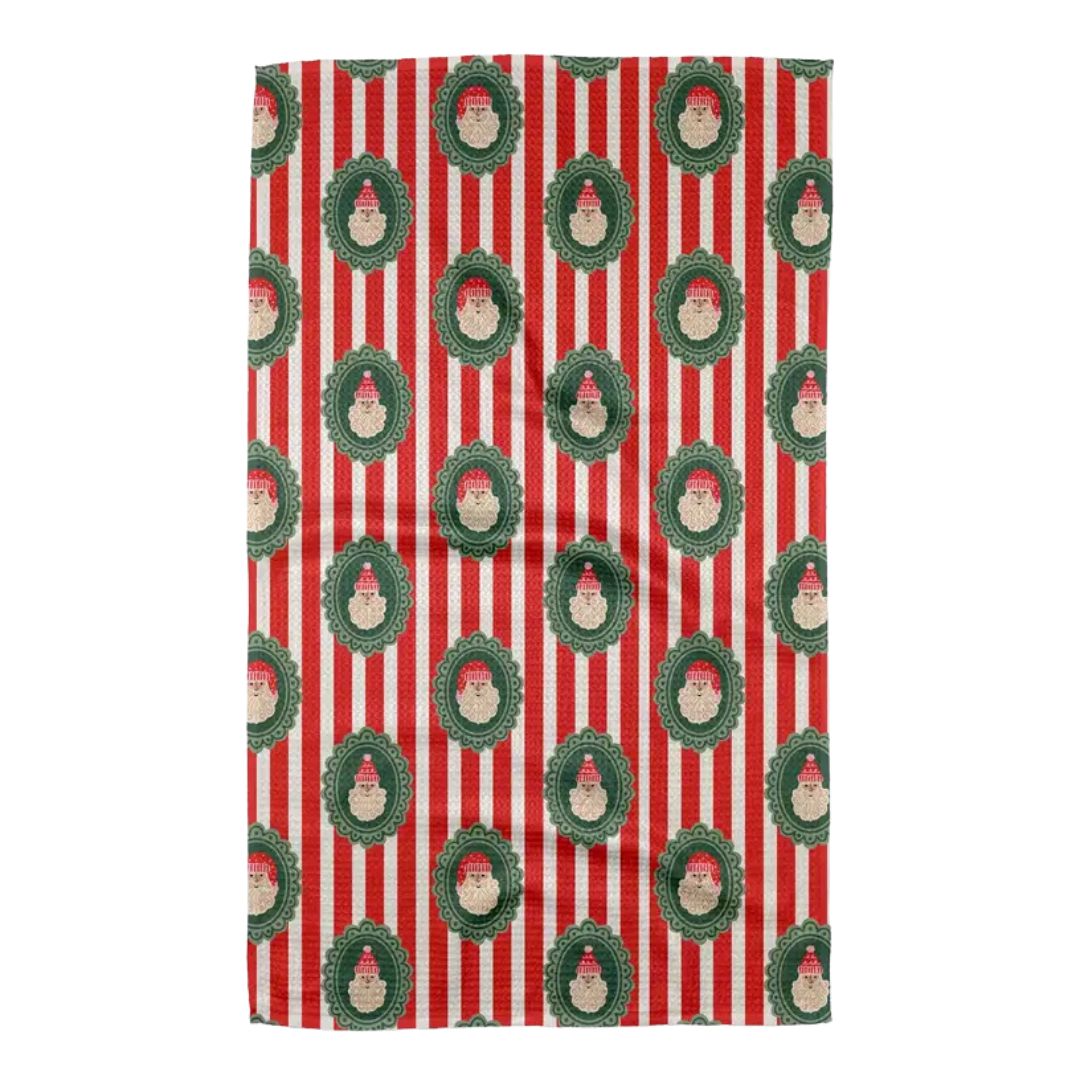 Geometry Holiday Tea Towel