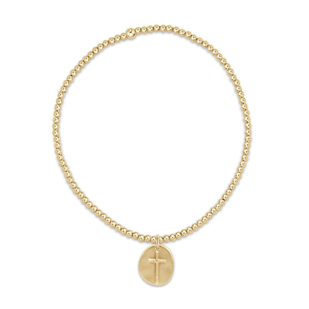 E Newton Classic Gold Charm Bracelet