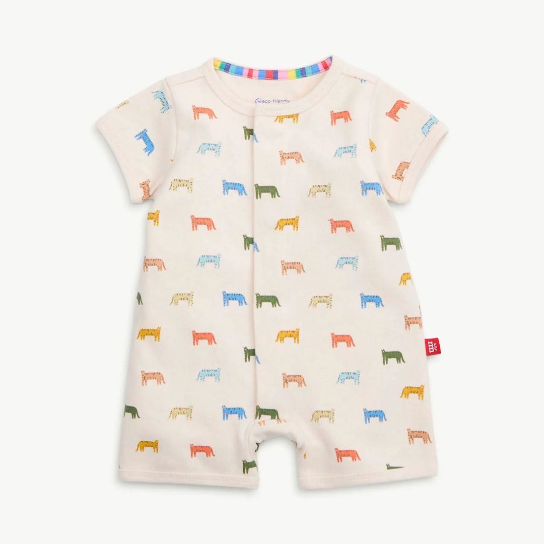 Magnetic Me Organic Cotton Short Sleeve Romper