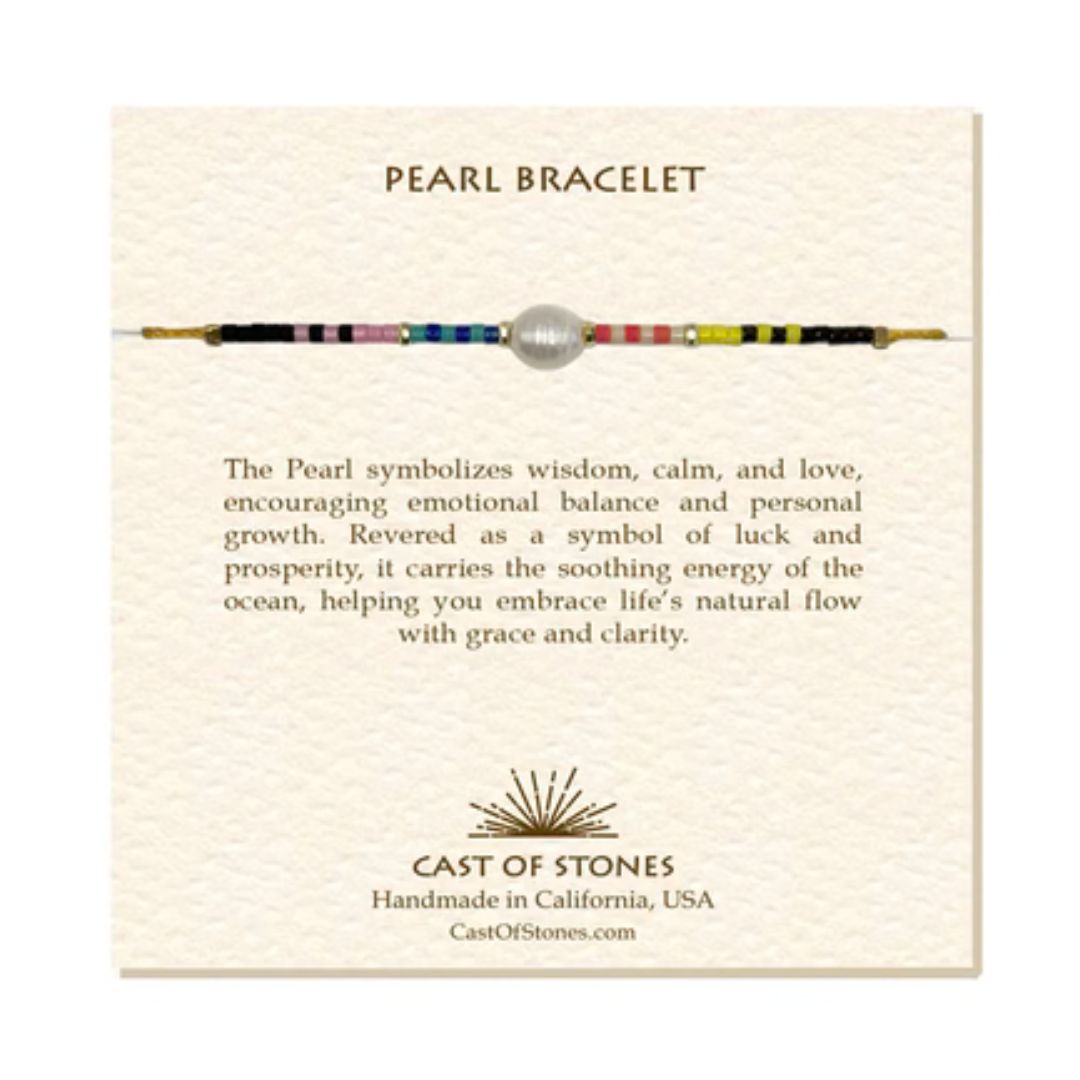 Cast of Stones Pearl Bracelet