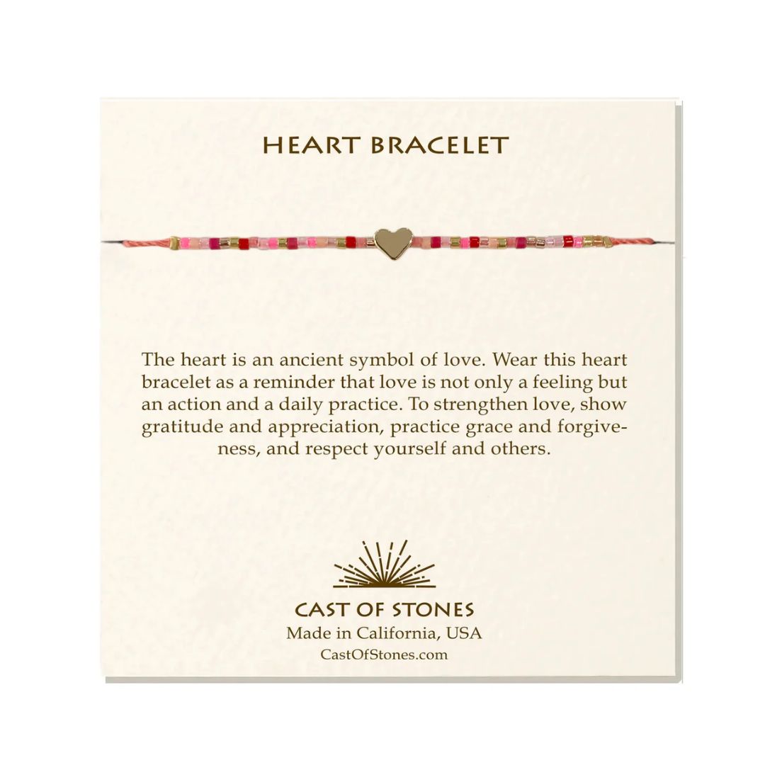 Cast of Stones Heart Bracelet
