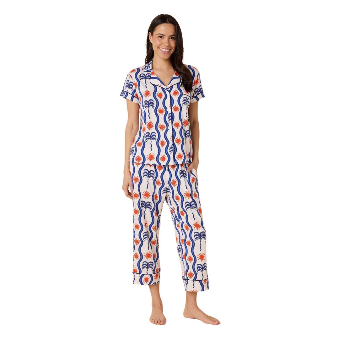 Cat's PJs Pima Knit Capri Set