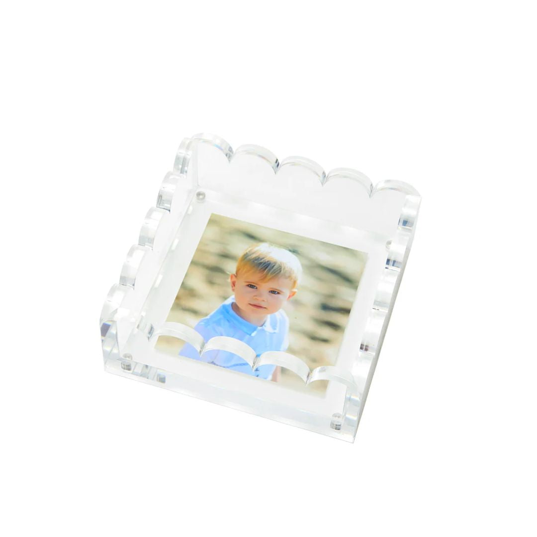Scallop Photo Tray-Small