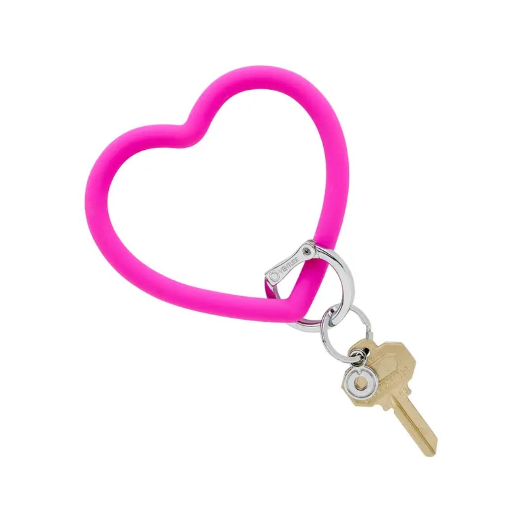 O-Venture Silicon Heart Keychain