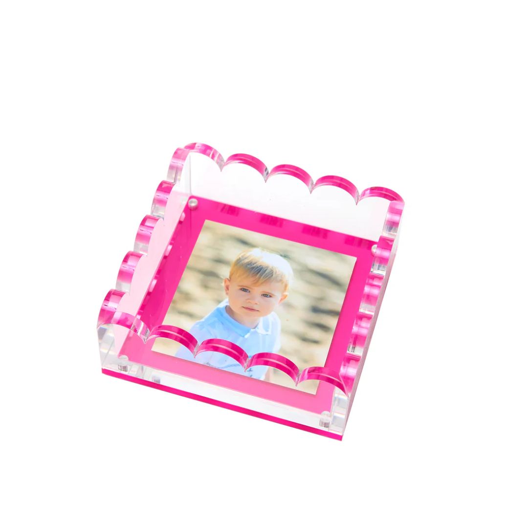 Scallop Photo Tray-Small