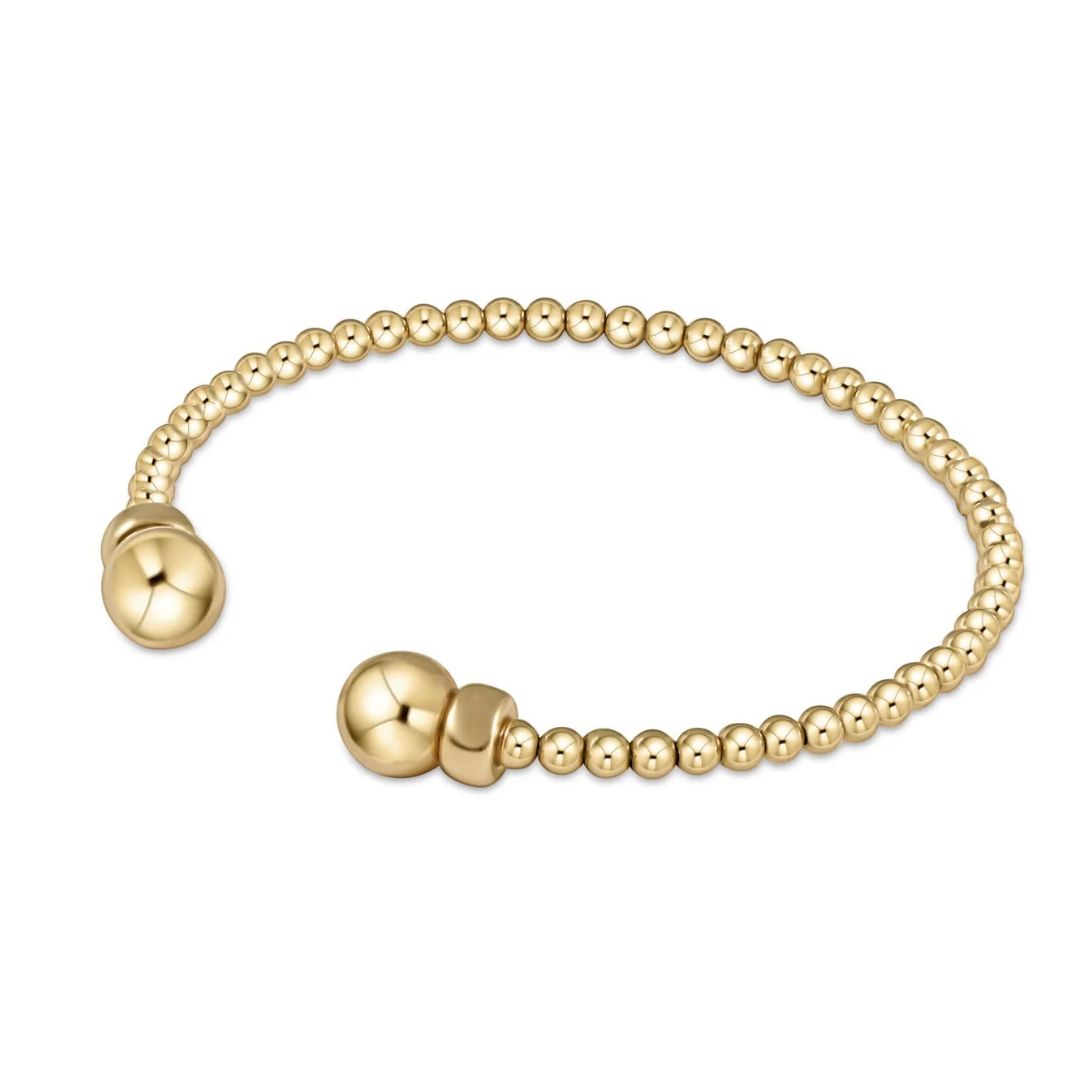 E Newton Classic Gold Cuffs