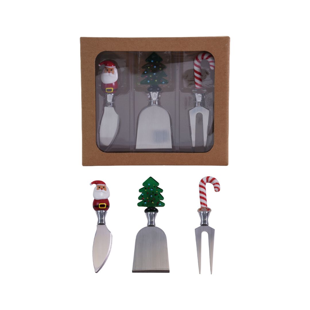 Cheese Knives w/ Holiday Icon