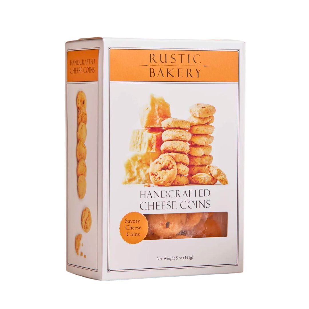 Rustic Bakery Savory Cheese Coins Box