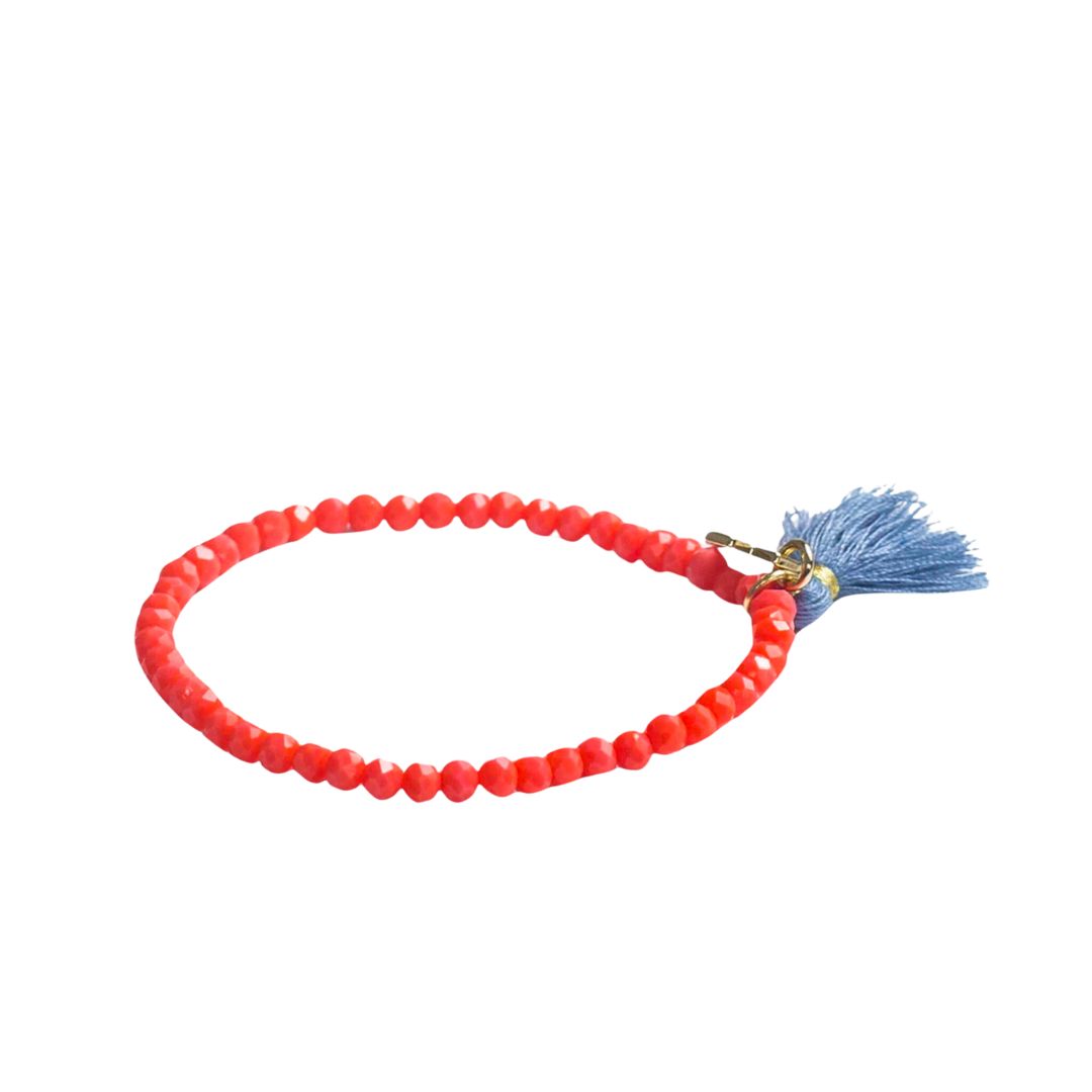 Ink and Alloy Patsy Solid Crystal Stretch Bracelet