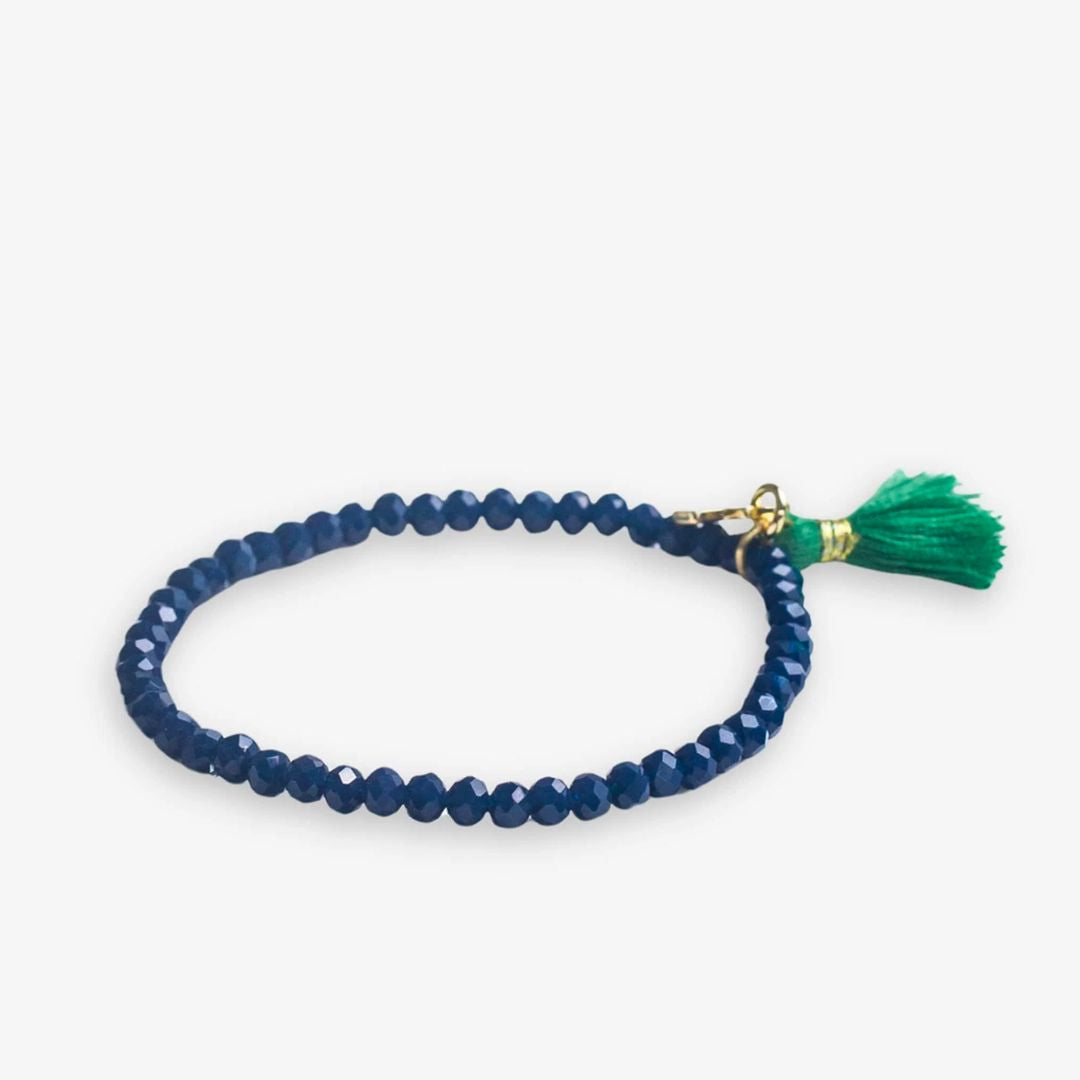 Ink and Alloy Patsy Solid Crystal Stretch Bracelet