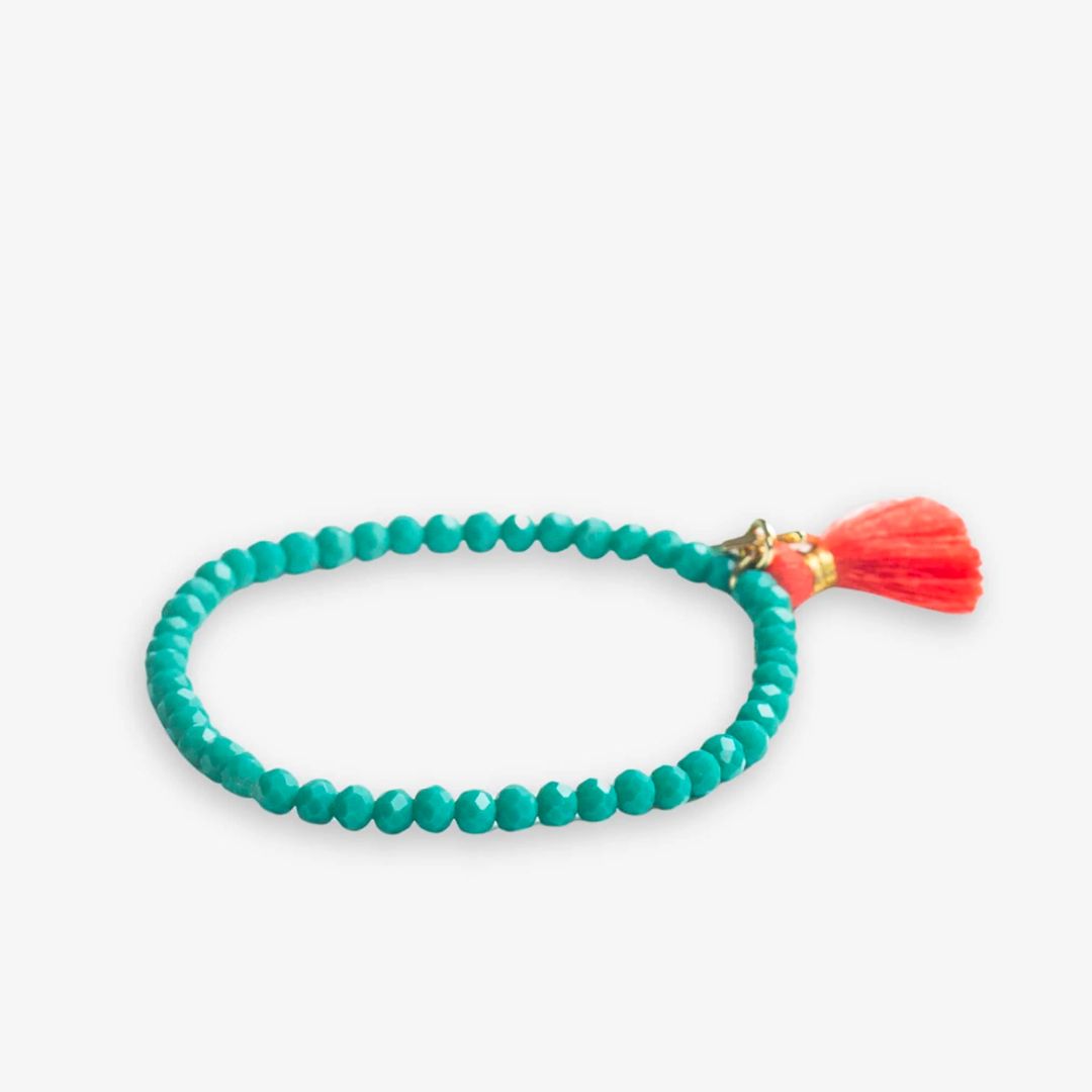 Ink and Alloy Patsy Solid Crystal Stretch Bracelet