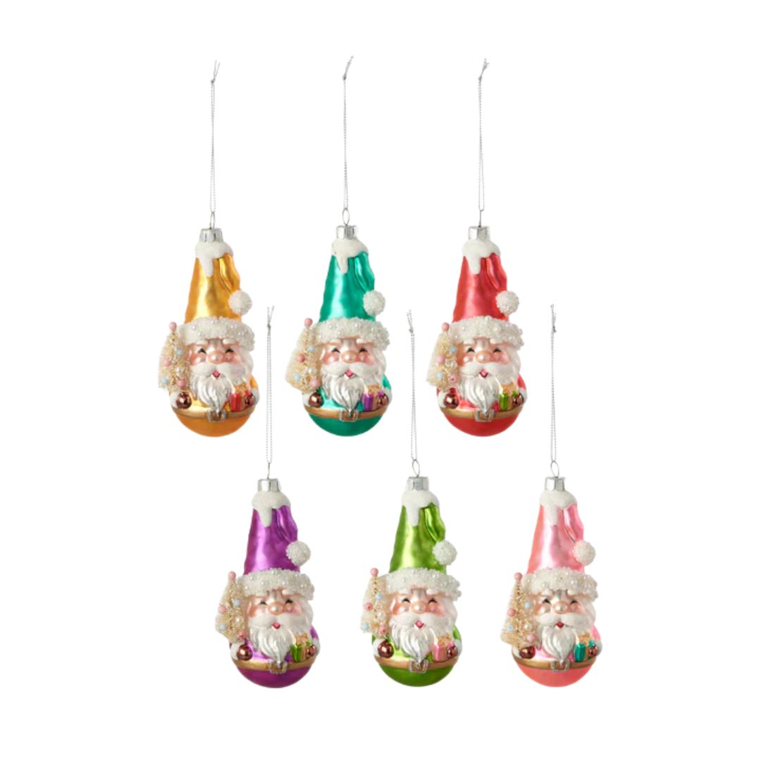 Petite Santa Ornament