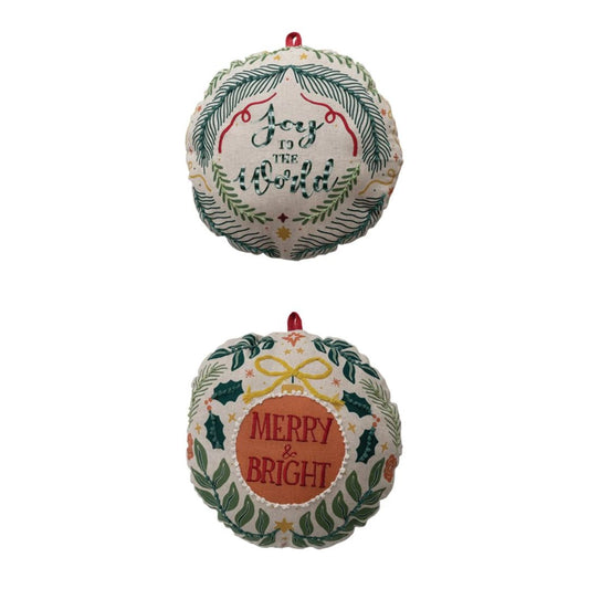 Holiday Ornament Pillow