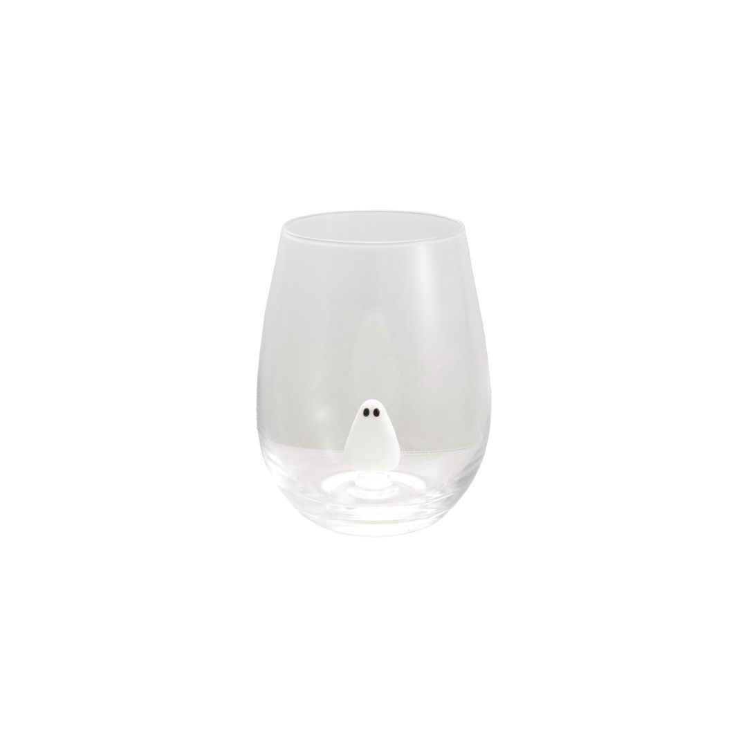 Stemless Wine Glass with Ghost