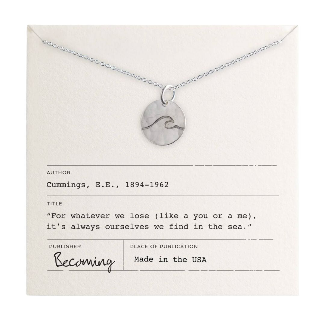 Becoming Round Wave Necklace