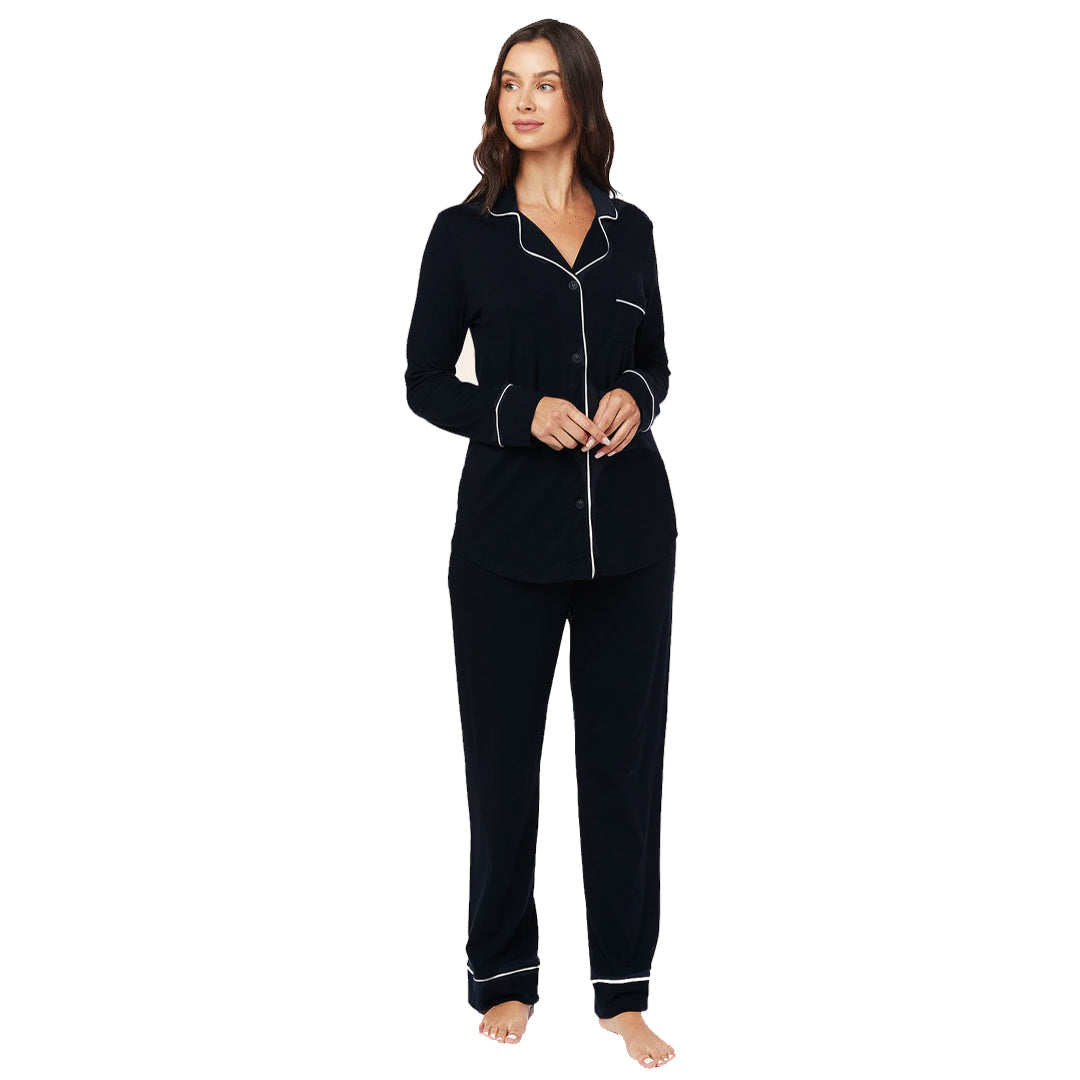 The Cat’s PJs Pima Knit Long-Sleeved Pajama