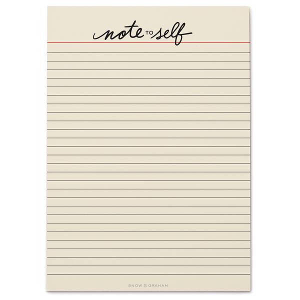 Snow and Graham Notepad