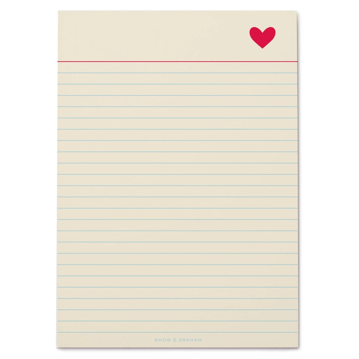 Snow and Graham Notepad