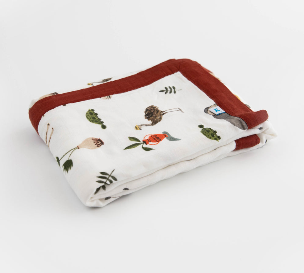 Little Unicorn Deluxe Baby Blanket