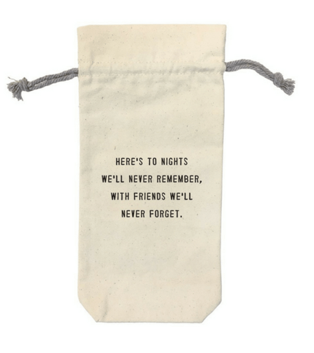 Sugarboo Canvas Wine Bag