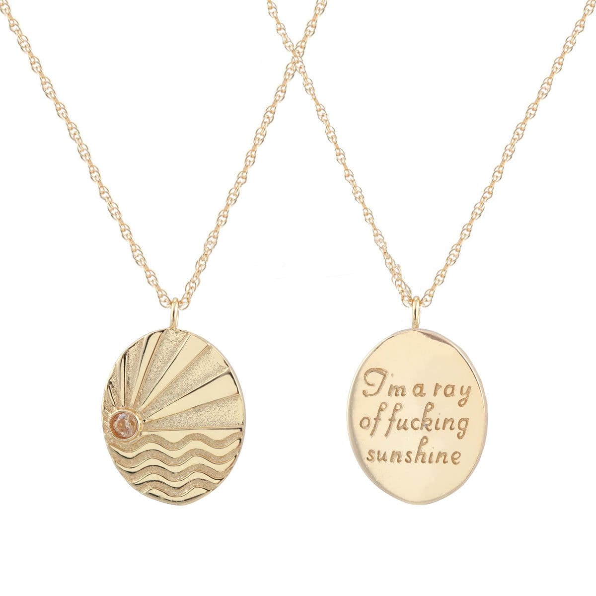 Kris Nations Ray of Sunshine Necklace