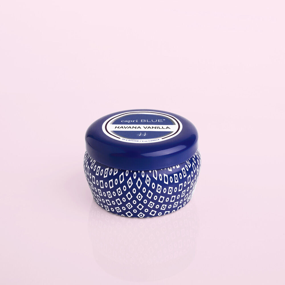 Capri Blue Printed Mini Travel Tin