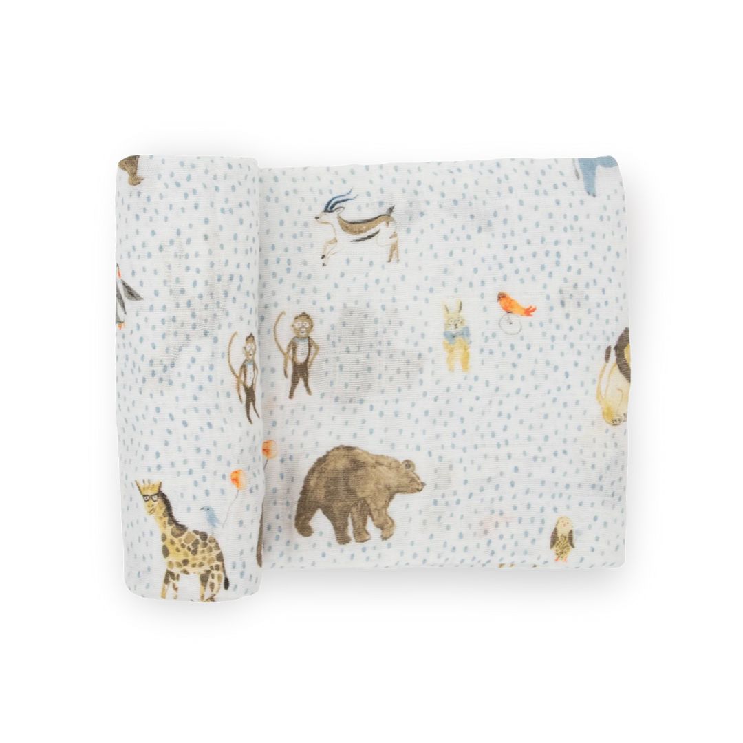 Little Unicorn Cotton Muslin Swaddle