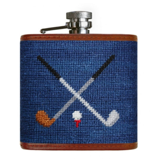 Smathers & Branson Needlepoint Flask