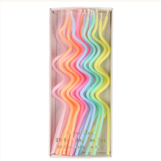 Meri Meri Pastel Swirly Candles