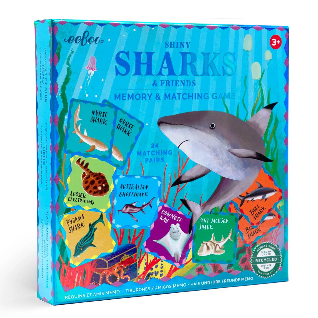Sharks & Friends Shiny Memory Matching