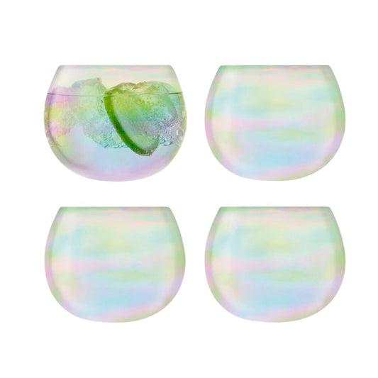 Bubble Rocking Pearl Tumbler Set of 4