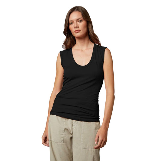 Velvet Estina Gauzy Whisper Fitted Tank Top