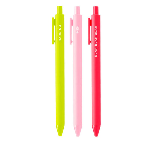 Talking out of Turn Jotter Set of 3