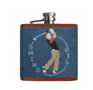 Smathers & Branson Needlepoint Flask