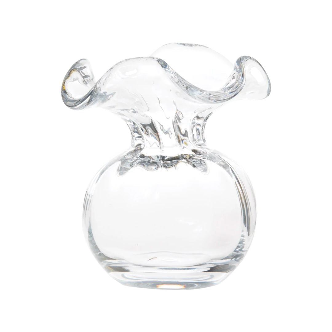 Vietri Hibiscus Glass Bud Vase