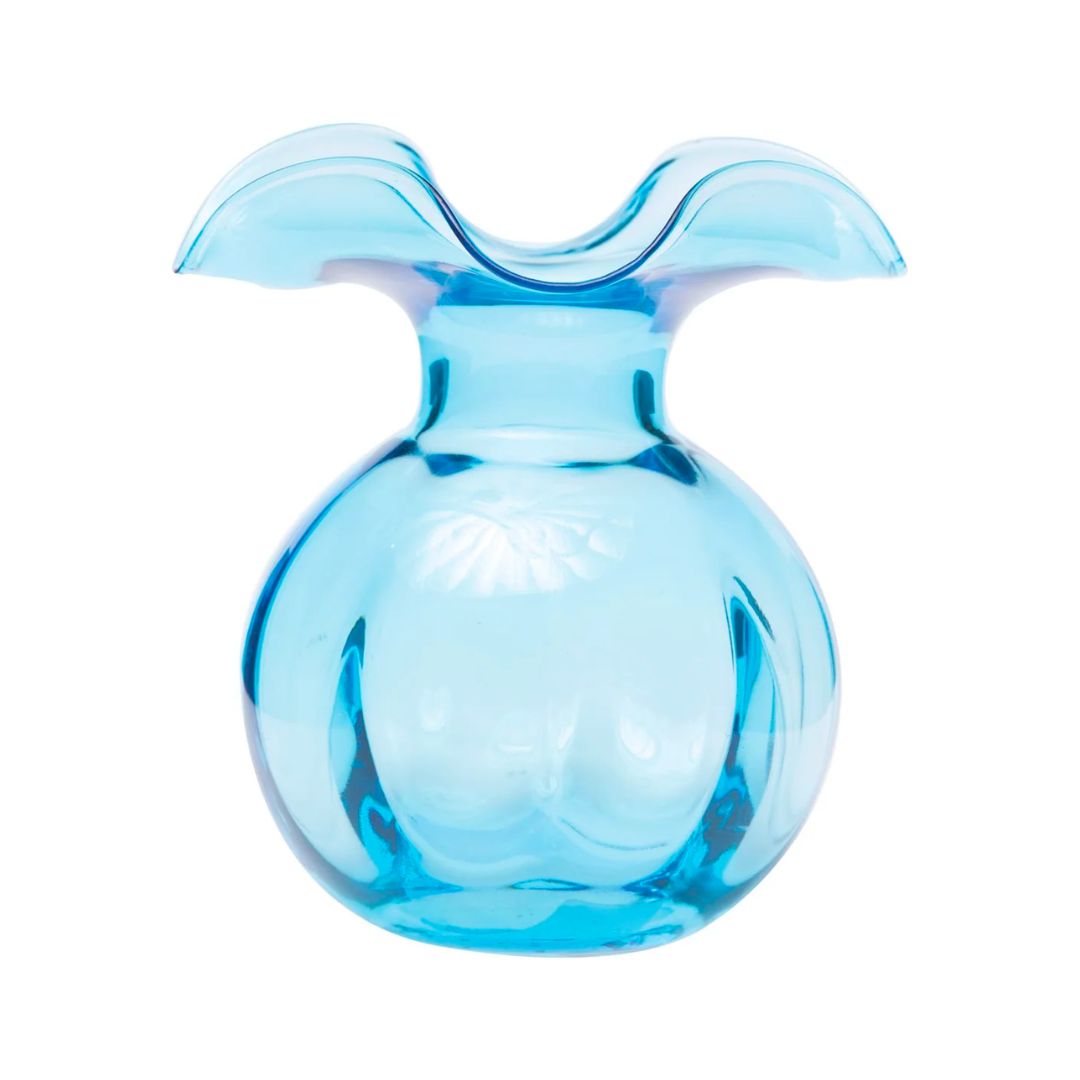 Vietri Hibiscus Glass Bud Vase