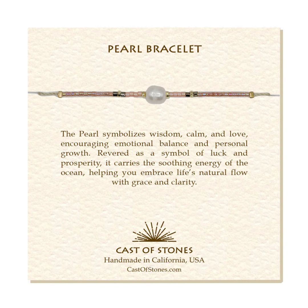 Cast of Stones Pearl Bracelet