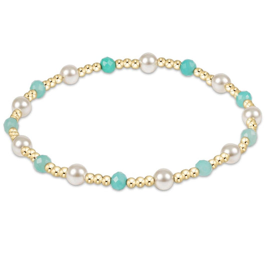 E Newton Extends Pearl Sincerity 4mm Gem Bracelet