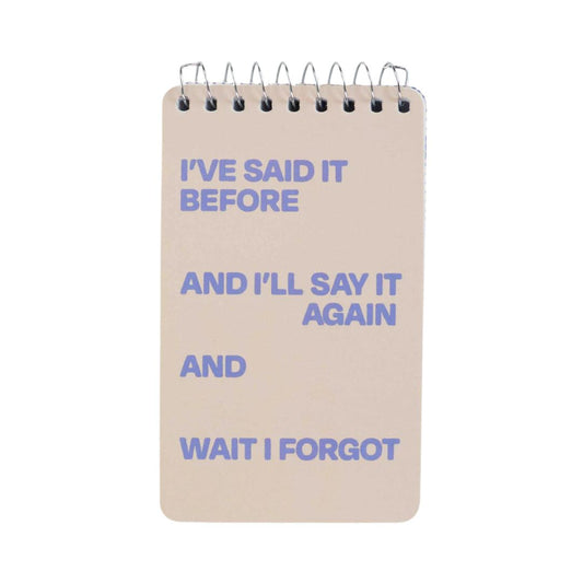 Blue Q 3x5 Spiral Notebook