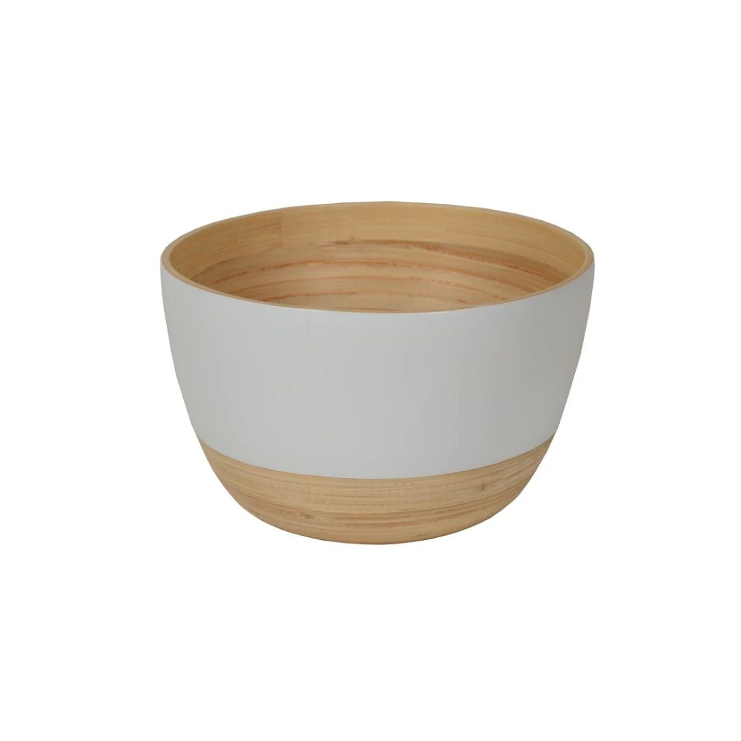 Matte Bamboo Serving Bowl