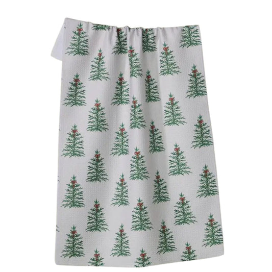 Geometry Holiday Tea Towel