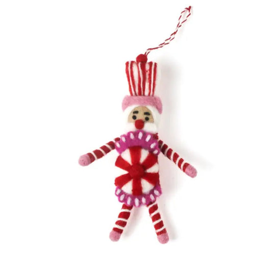 Felt Nutcracker Christmas Ornament
