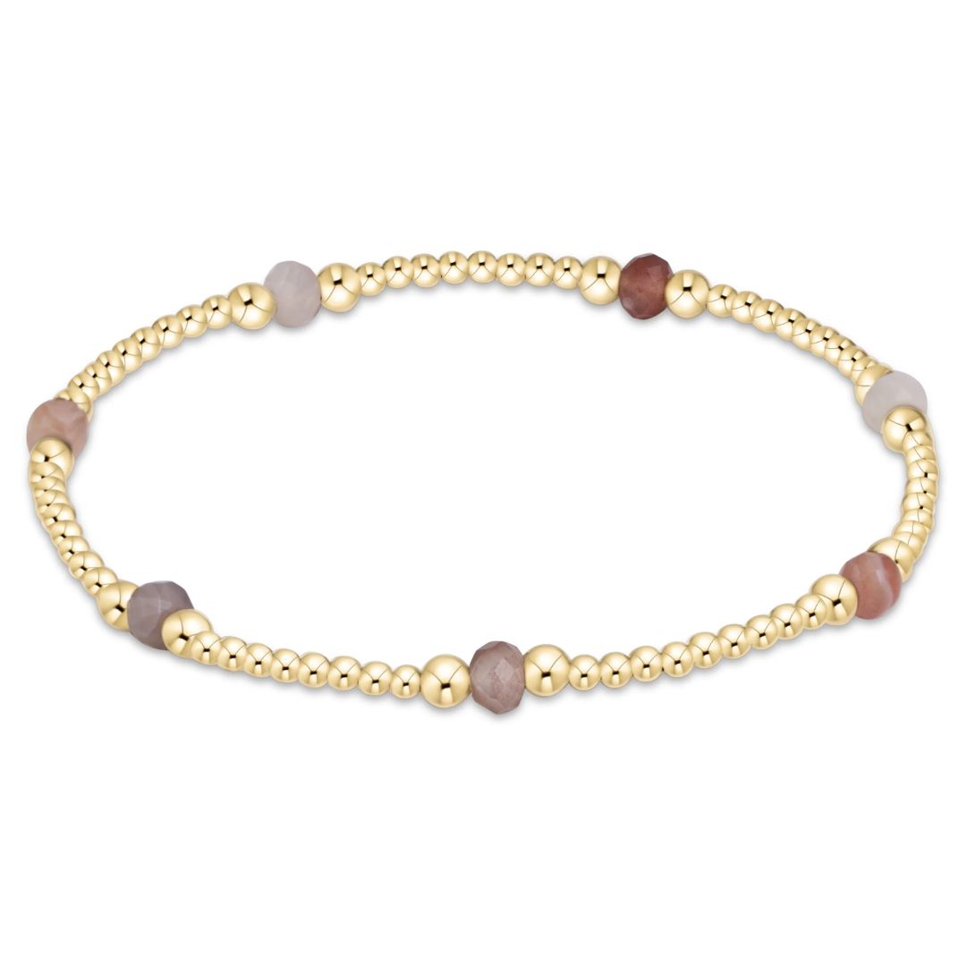 E Newton Purpose Gemstone 4MM Bracelet