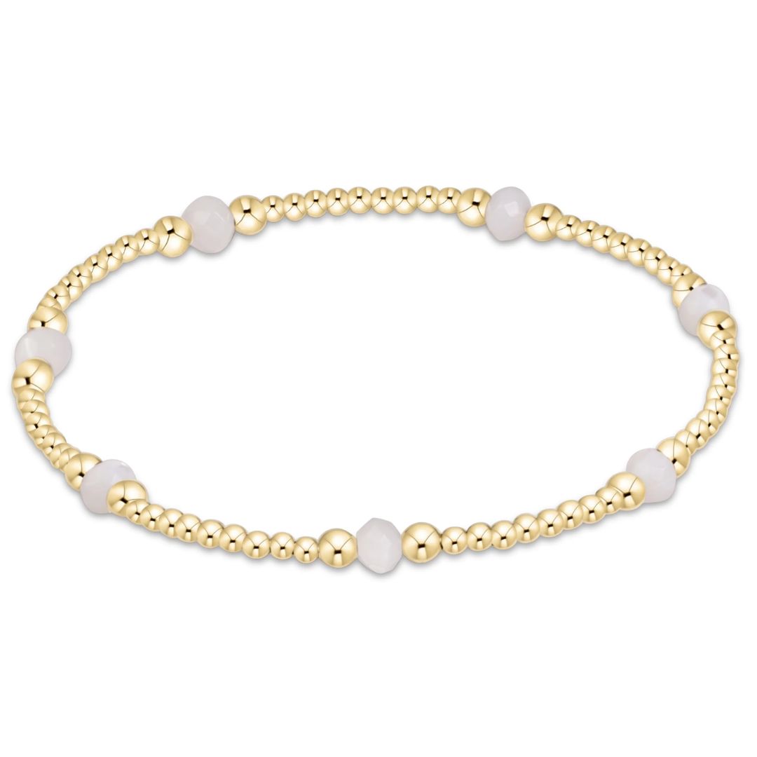 E Newton Purpose Gemstone 4MM Bracelet