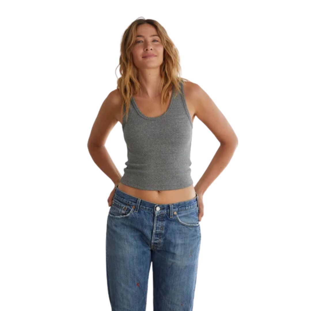 Blondie Structured Rib Bra Friendly Tank