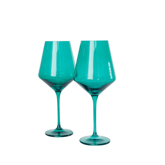 Estelle Colored Wine Stemware Set of 2