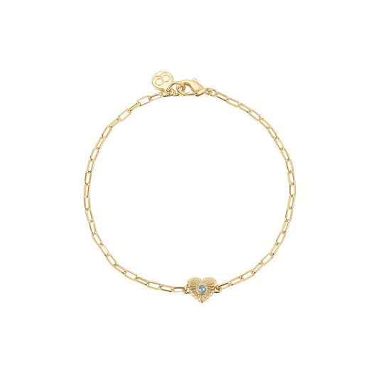 Birthstone Heart Bracelet